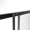 Душевой уголок Niagara Nova NG-6830-34BLACK 100х100 стекло прозрачное профиль черный без поддона