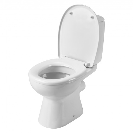 Унитаз-компакт напольный с бачком Santek Цезарь 1WH301746 белый с сиденьем микролифт душевой смыв