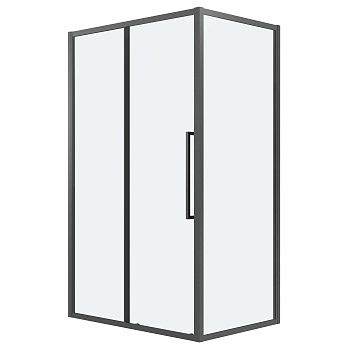 Душевой уголок Grossman Cosmo 120.K33.02.1190.42.00 110х90 стекло прозрачное профиль графит матовый без поддона