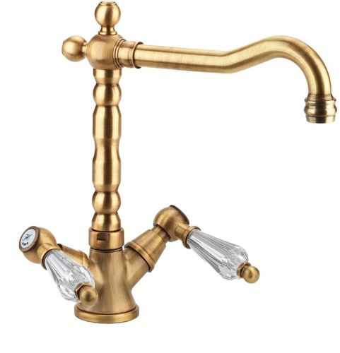 Смеситель для кухни Fiore 08ZZ0625 на мойку бронза - фото 2