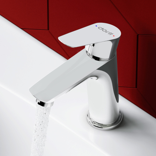 Смеситель Dorff Prime New D40102100 на раковину хром без термостата - фото 3