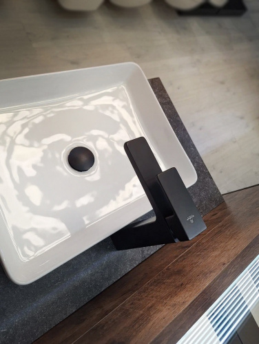 Смеситель для раковины AltroBagno Lamberto AltroBagnoLamberto010213MB на столешницу черный матовый - фото 5