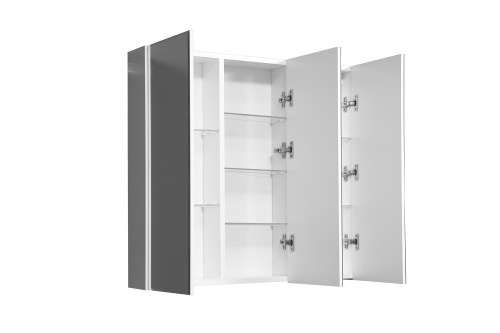 Зеркало-шкаф Stella Polar Концепт SP-00000126 80х14х70 подвесной цвет белый - фото 4