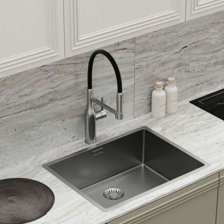 Смеситель для кухни Sancos Pride SC4011BNG на мойку нержавеющая сталь