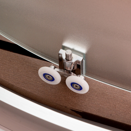 Душевая кабина AvaCan D09SLED 90х90 четверть круга с крышей ориентация универсальная