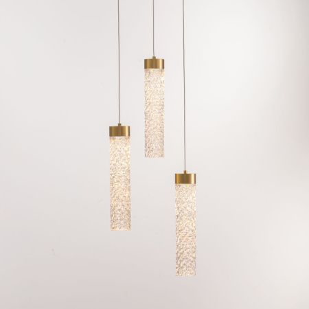 Светильник подвесной Delight Collection MD24030028-3A brass/clear