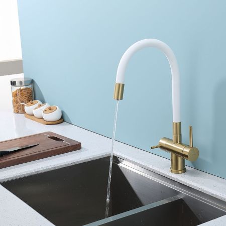 Смеситель для кухни Splenka S70 S70.64.03 на мойку золото