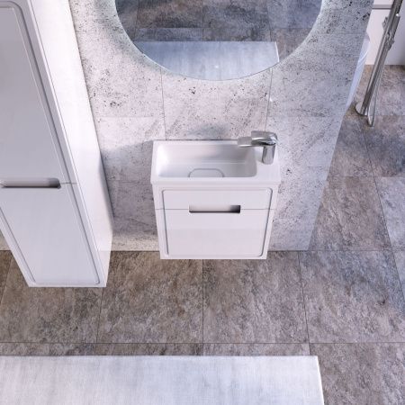 Тумба под раковину Taliente Olejo TA-MBO-50PR-blanco 50х20 подвесная цвет белый