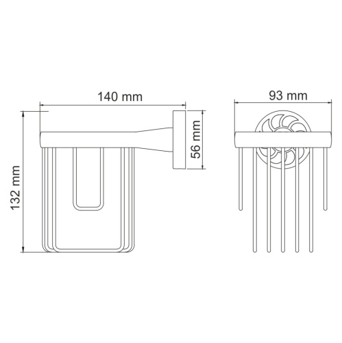 Держатель освежителя WasserKRAFT 4045 - фото 4