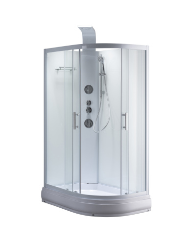Душевая кабина Taliente TA-128CW(L) 120х80 асимметричная без крыши ориентация левая - фото 5