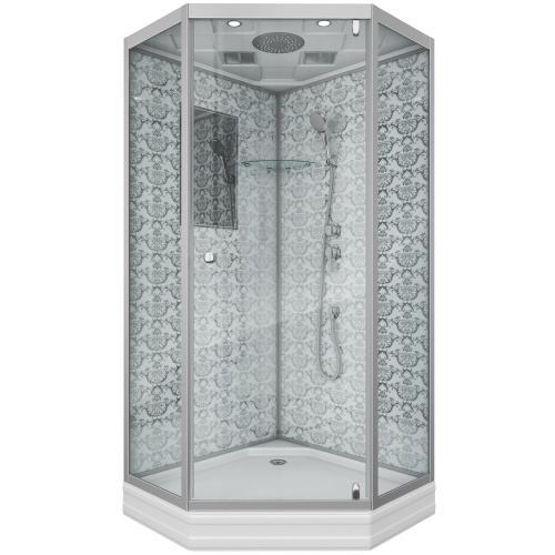 Душевая кабина Niagara Luxe 7702DW 100х100 трапеция