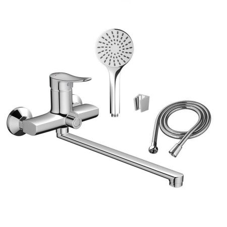 Смеситель для ванны и душа Dorff Ultra D5095000 настенный хром