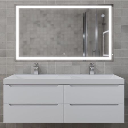 Тумба под раковину Uperwood Tanos 2910203301 120х50 подвесная цвет белый