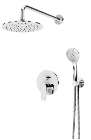 Душевая система Cezares NAUTIC NAUTIC-DSIP-SS встраиваемая