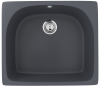 Кухонная мойка Ulgran Classic U-408-343 59х51 цвет антрацит