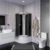 Душевая кабина Niagara Classic 25071434BKT 80х80 четверть круга без крыши ориентация универсальная