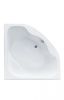 Ванна акриловая Santek Мелвилл 1WH302402 140х140 угловая четверть круга без каркаса