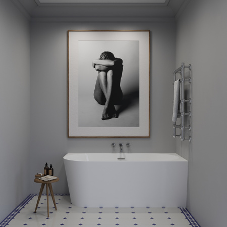 Ванна акриловая Wellsee Excellence Pro 287611000 170х75 пристенная асимметричная с ножками