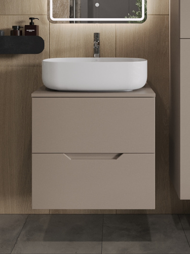 Тумба с раковиной Orange Line Li-60TuLMDF+B07-540W 60,5х46х70,5 - фото 3