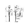 Смеситель Gessi Anello 63307#031 на биде хром