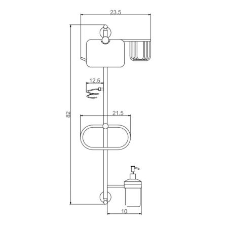 Стойка Savol S-00C04