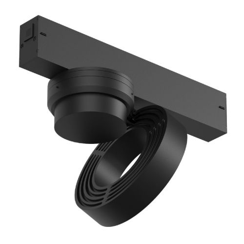 Трековый однофазный светильник Denkirs Smart grill (Смарт грилл) DK8030-BK - фото 3