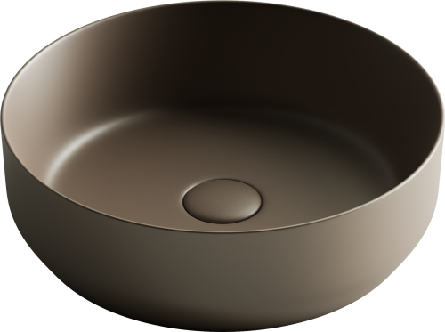Раковина Ceramica Nova ELEMENT 39 см CN6022MDB накладная цвет темно-коричневый матовый - фото 2
