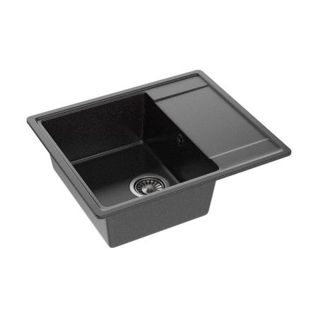 Кухонная мойка Maretti Kitchen 575 KT575-BL 60х50 цвет черный поверхность матовая