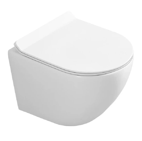 Унитаз Art&Max OVALE AM011CHR подвесной