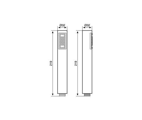 Лейка для ручного душа Emmevi C02551/CR круглая - фото 2