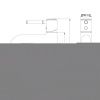 Смеситель Wonzon & Woghand Tor WW-88018073-BG на раковину золото