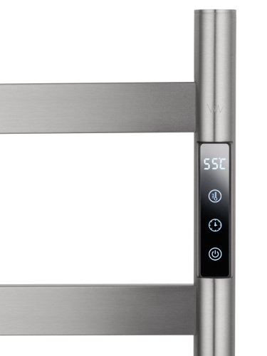 Полотенцесушитель электрический Wonzon & Woghand Essen WW-A404-BR 60х50 никель - фото 3