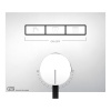 Смеситель для душа Gessi Hi-Fi 63081#031 встраиваемый в стену хром (внешняя часть)