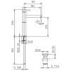 Смеситель Bossini Oki Z005303.030_УЦ на раковину хром
