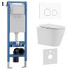 Комплект унитаз с инталляцией и клавишей смыва Iberica Blanca BURGOS ALTO IB.001M.BRA.231.811