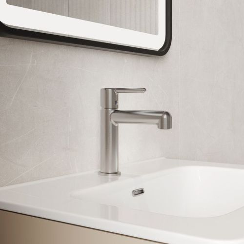 Смеситель IDDIS Aiger AIGBC00i01 на раковину хром матовый - фото 2