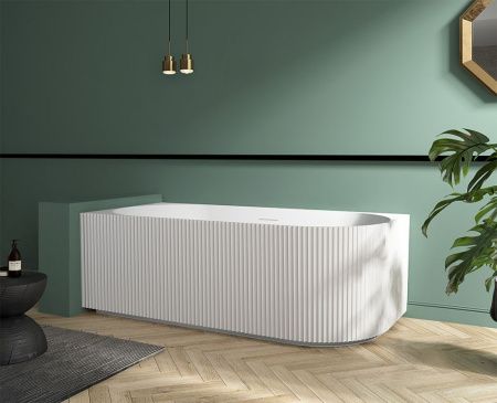 Ванна акриловая Abber AB9329-1.7 L 170х80 пристенная асимметричная с каркасом