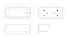Ванна акриловая BelBagno BB712-1600-730-R 160х75 угловая асимметричная с ножками