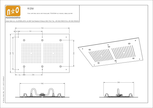 Душевая головка Graffio KI261/CR цвет хром - фото 2