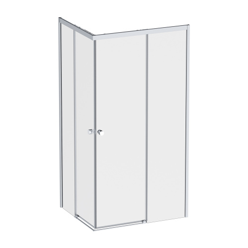 Душевой уголок Am.Pm X-joy W94G-403-100280-MТ1К 99х79 стекло прозрачное профиль хром матовый без поддона - фото 2