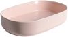 Раковина керамическая Allen Brau Fantasy 4.11022.SM 60х40 накладная цвет розовый без отверстий под смеситель