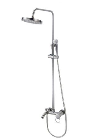 Душевая стойка Fmark FM2407L настенная цвет серый