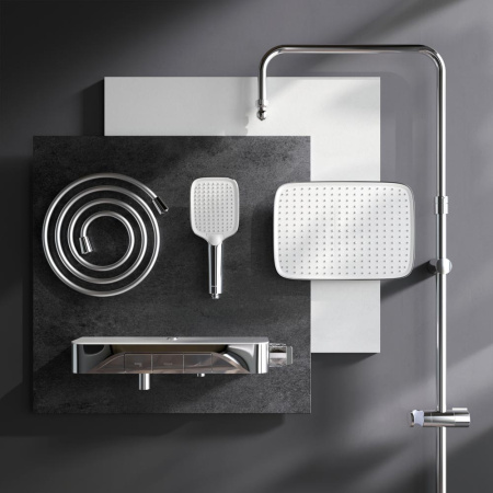 Душевая стойка Am.Pm Func F078F700 настенная цвет хром