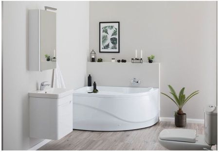 Тумба с раковиной Aquanet София 00212585 50х50 подвесная цвет белый