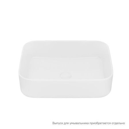 Раковина керамическая Iddis Bridge BRIWS05i27 50х40 накладная цвет белый без отверстий под смеситель