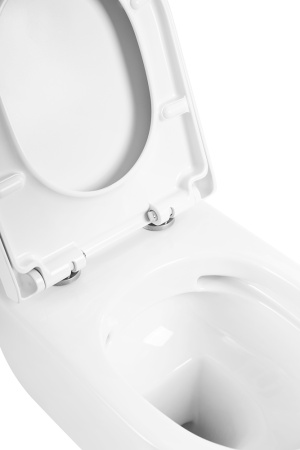 Унитаз подвесной BelBagno MARINO BB105CHR/BB865SC белый с сиденьем микролифт безободковый каскадный смыв