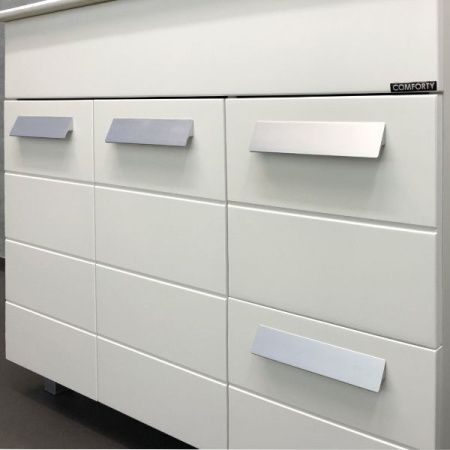 Тумба с раковиной Comforty Модена М 00-00001644CF 90х50 напольная цвет белый