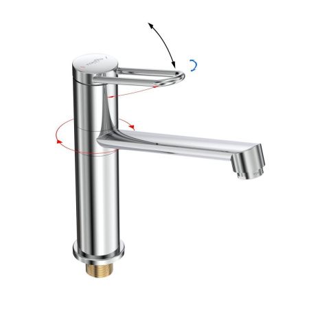 Смеситель для кухни Tokito KANDA TOK-KAN-1012 на мойку хром