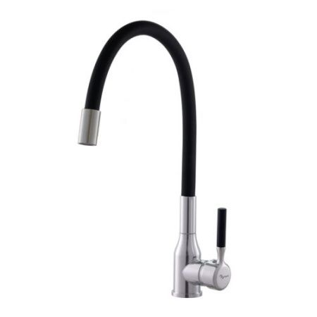 Смеситель для кухни Plstart PG54022B24 на мойку черный/хром