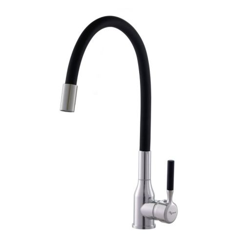 Смеситель для кухни Plstart PG54022B24 на мойку черный/хром - фото 2